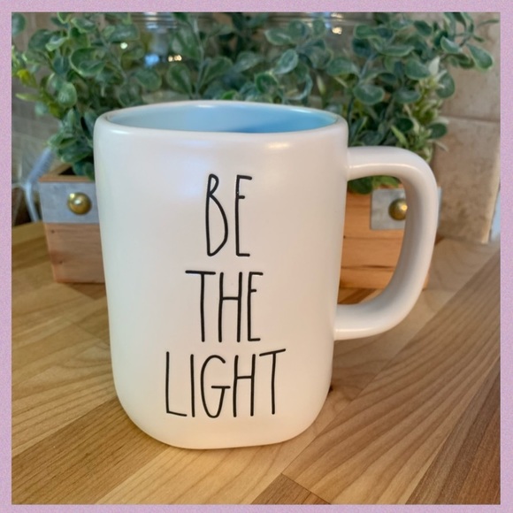 RAE DUNN BY MAGENTA “BE THE LIGHT” CERAMIC MUG
